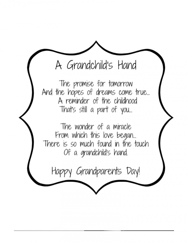 Grandparents Day Poem