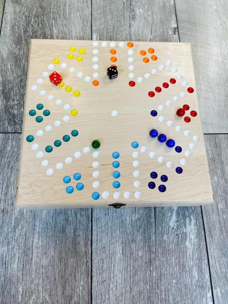 How to Make an Aggravation Board Game with Marble Storage – The