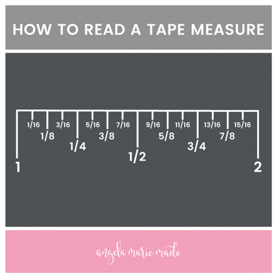 How to Read a Tape Measure the Easy Way & Free Printable! - Angela