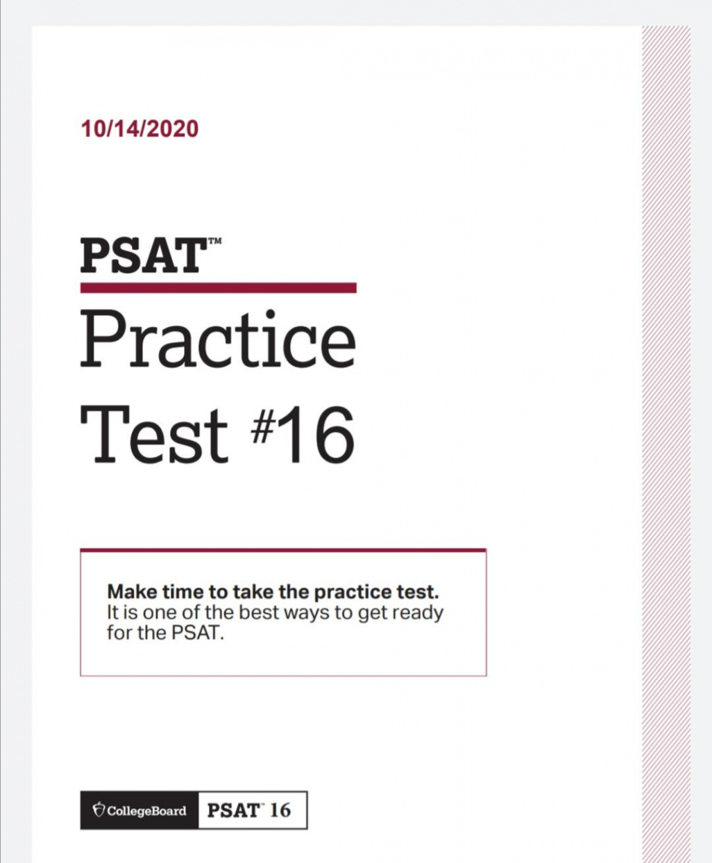 Is this a real test? : r/Sat