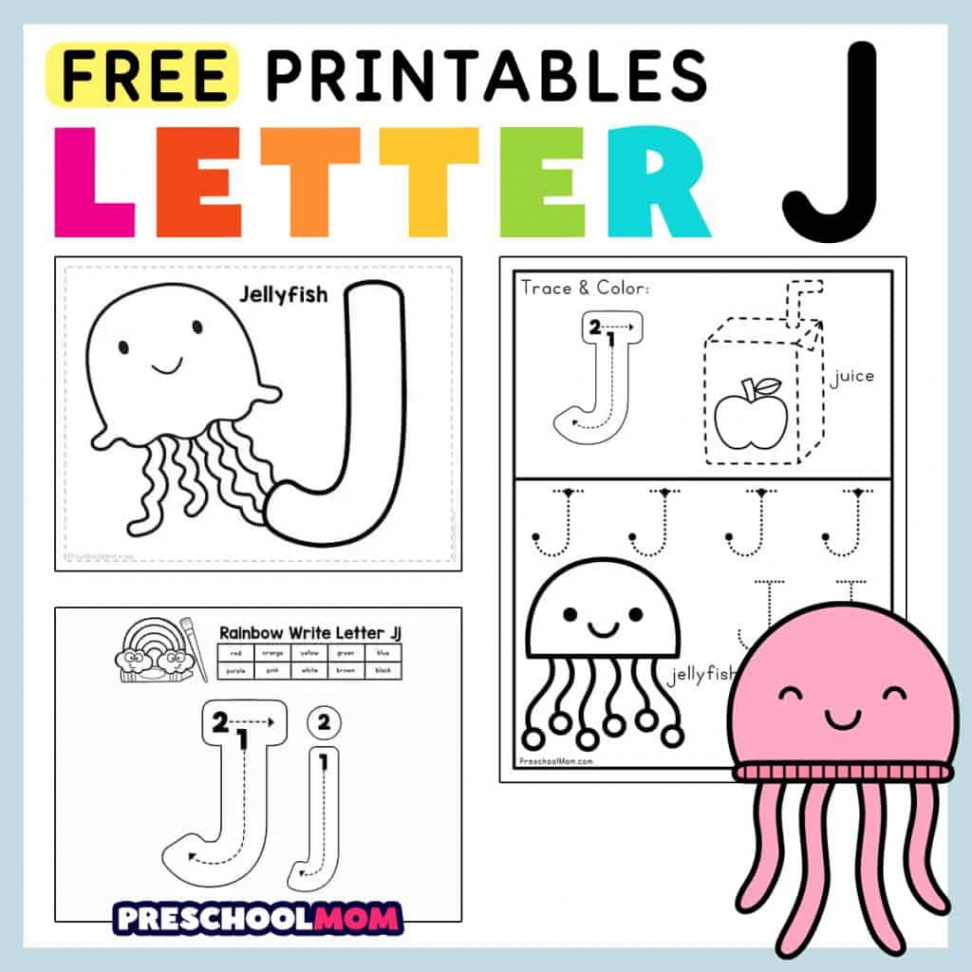 Letter J Preschool Printables - Preschool Mom