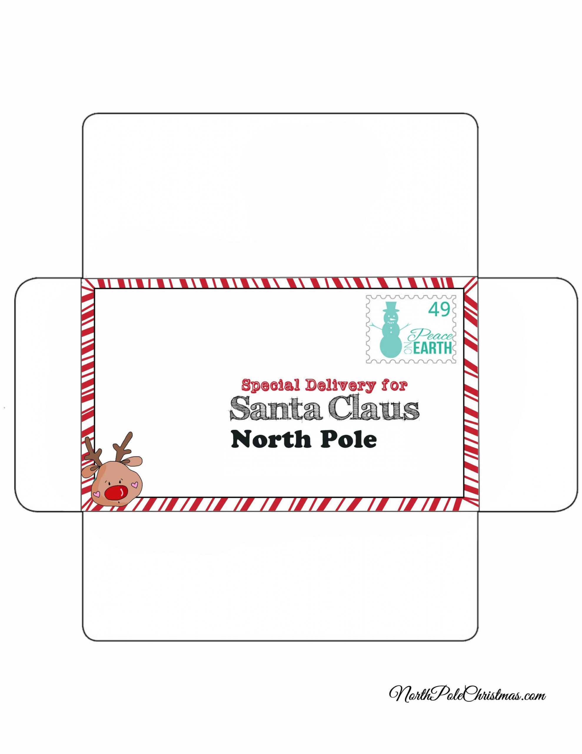 Letters to Santa and Printable Envelopes - Christmas Wishes