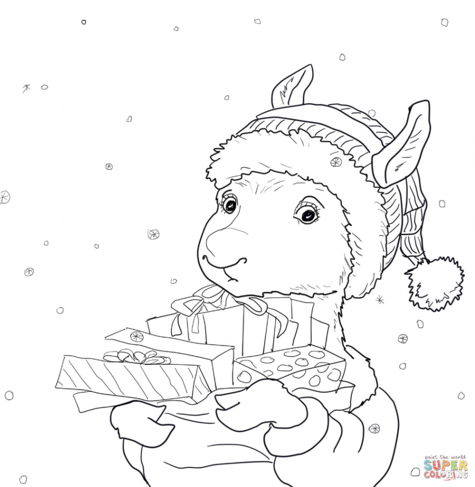 Llama Llama Red Pajama Coloring Page  Free Printable Coloring