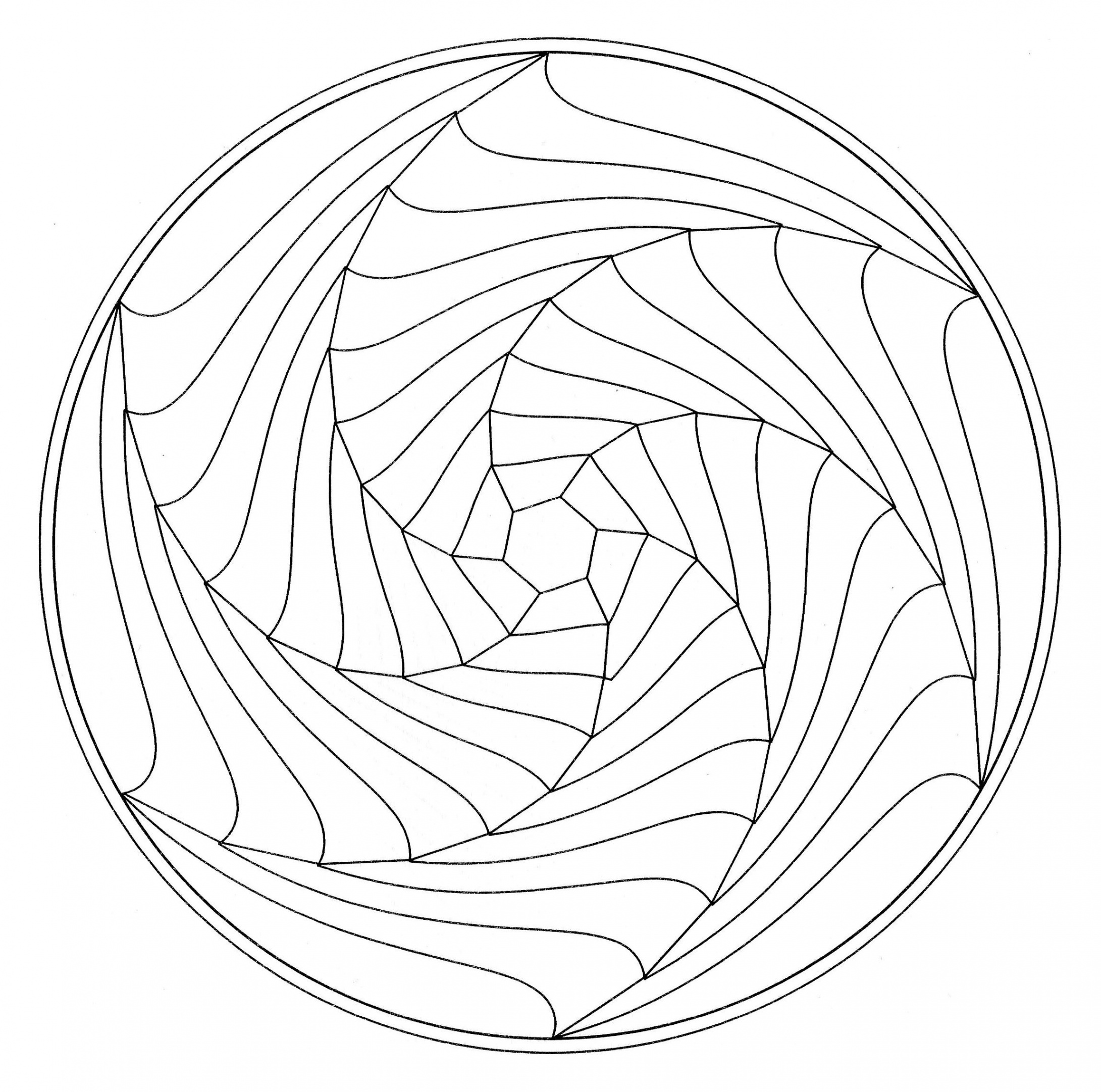 Mandalas - Coloring Pages for adults : coloring-page-mandala