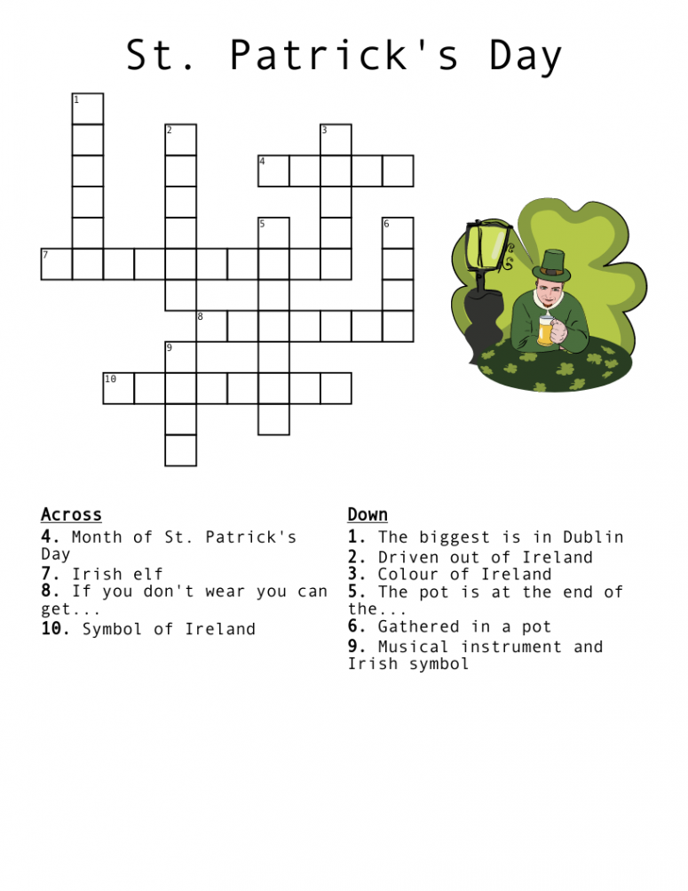 March Crossword - WordMint