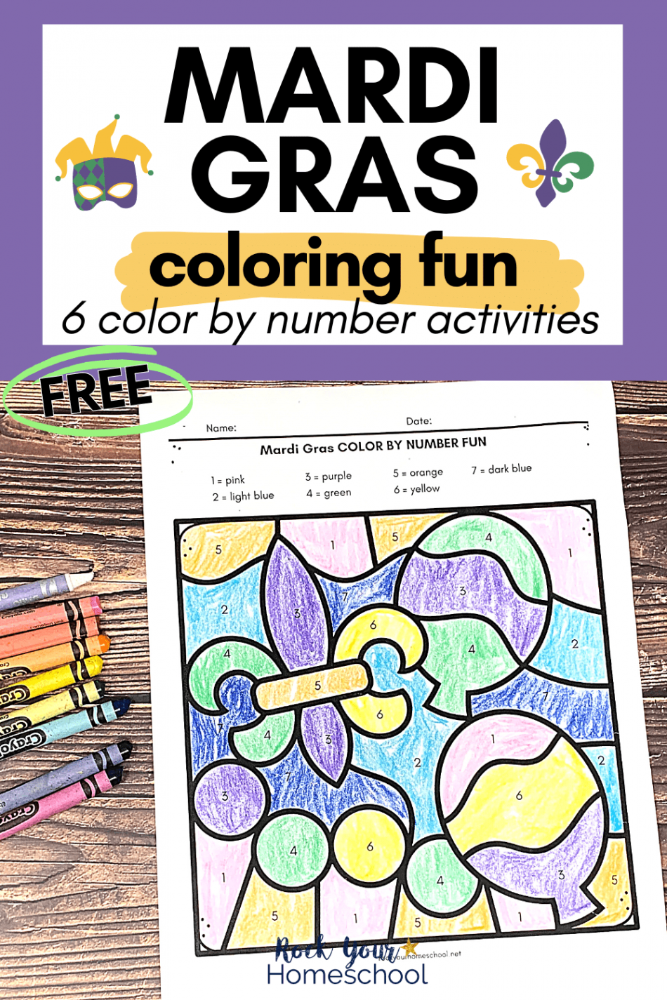 Mardi Gras Coloring Pages for Kids (Fun & Free Printable Activities)