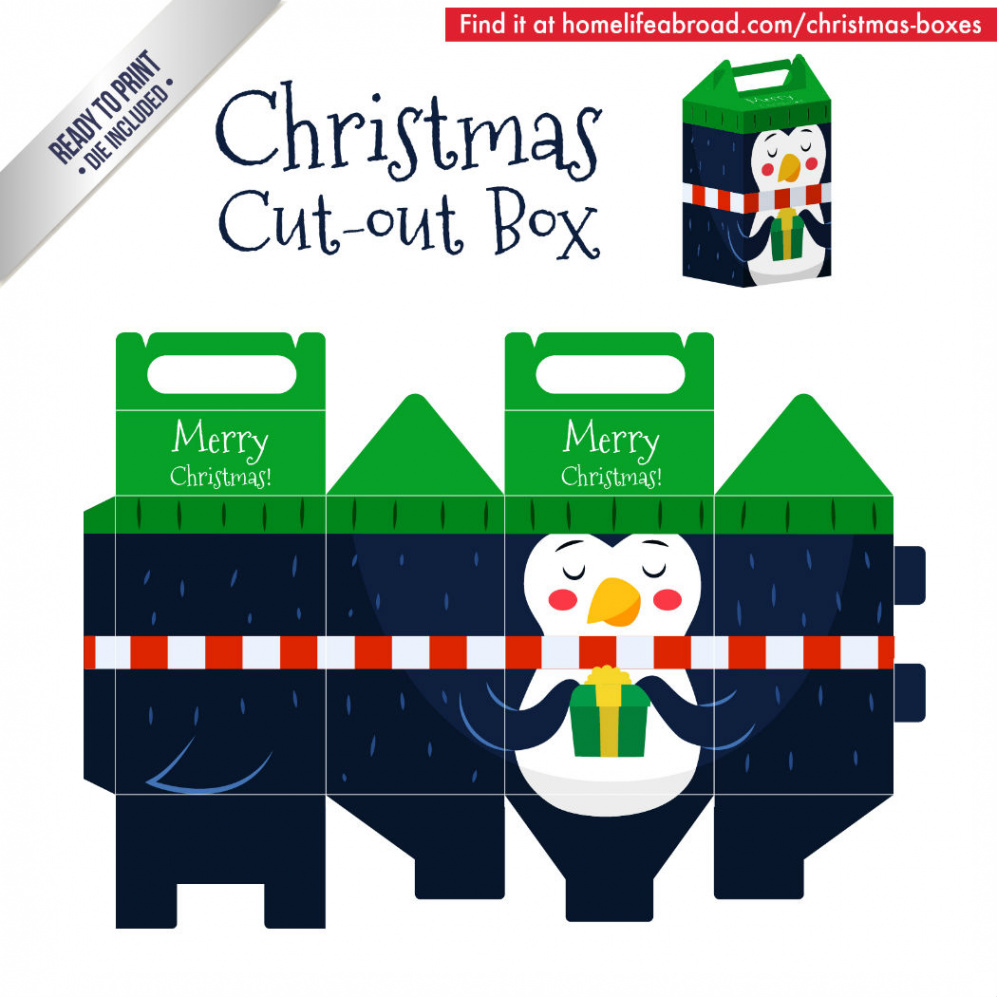 Mega Collection of  Cut-Out Christmas Box Templates