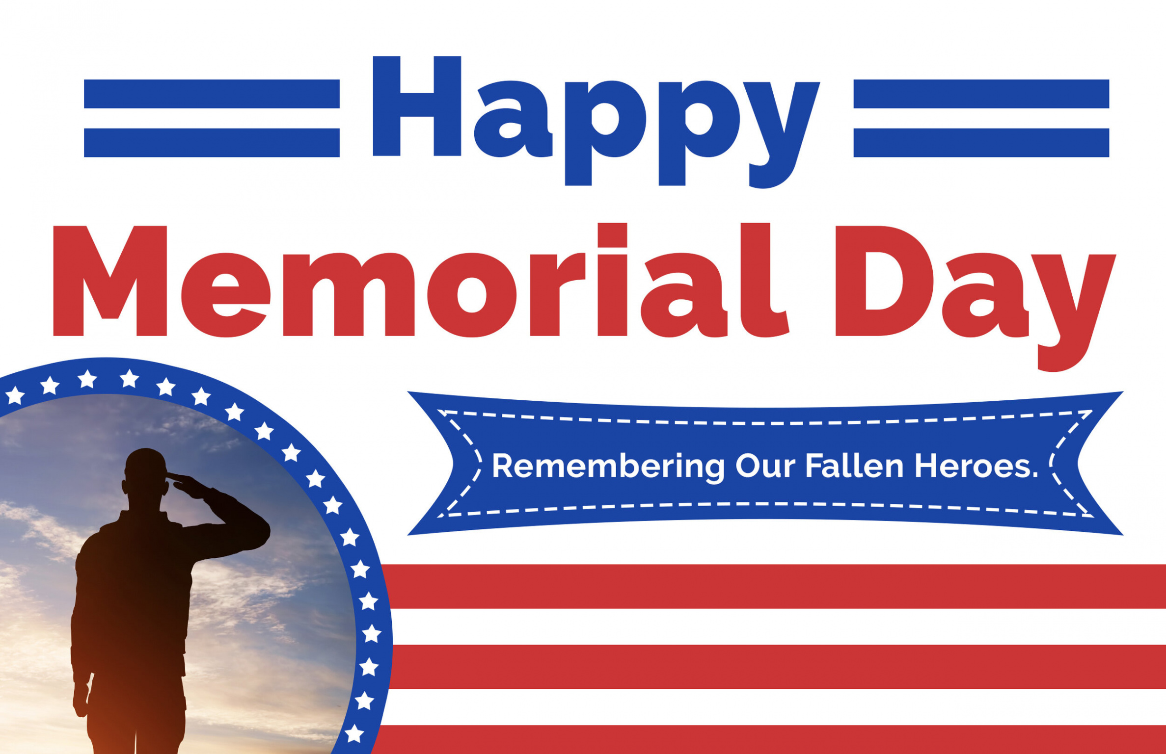 Memorial Day Banners & Signs — senior living media