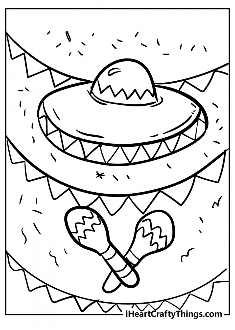 Mexican Coloring Pages (% Free Printables)