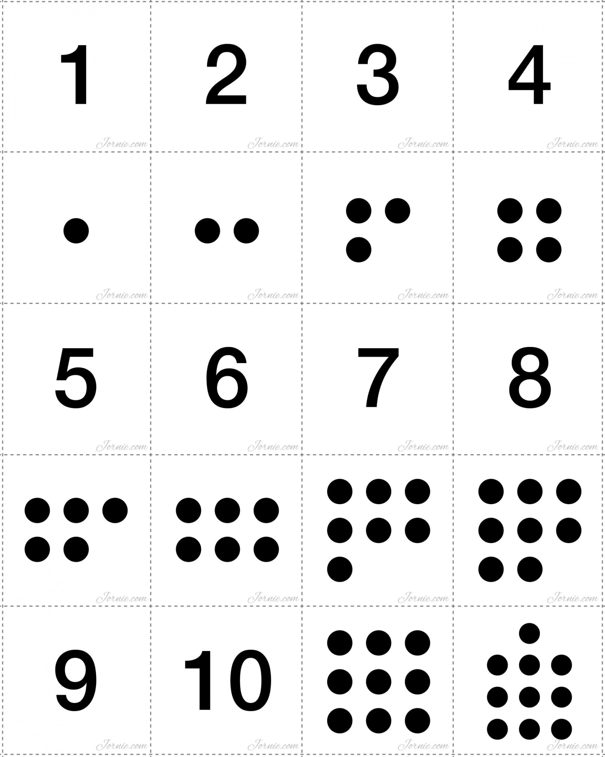 Number Matching – Cards & Activity  Numbers preschool