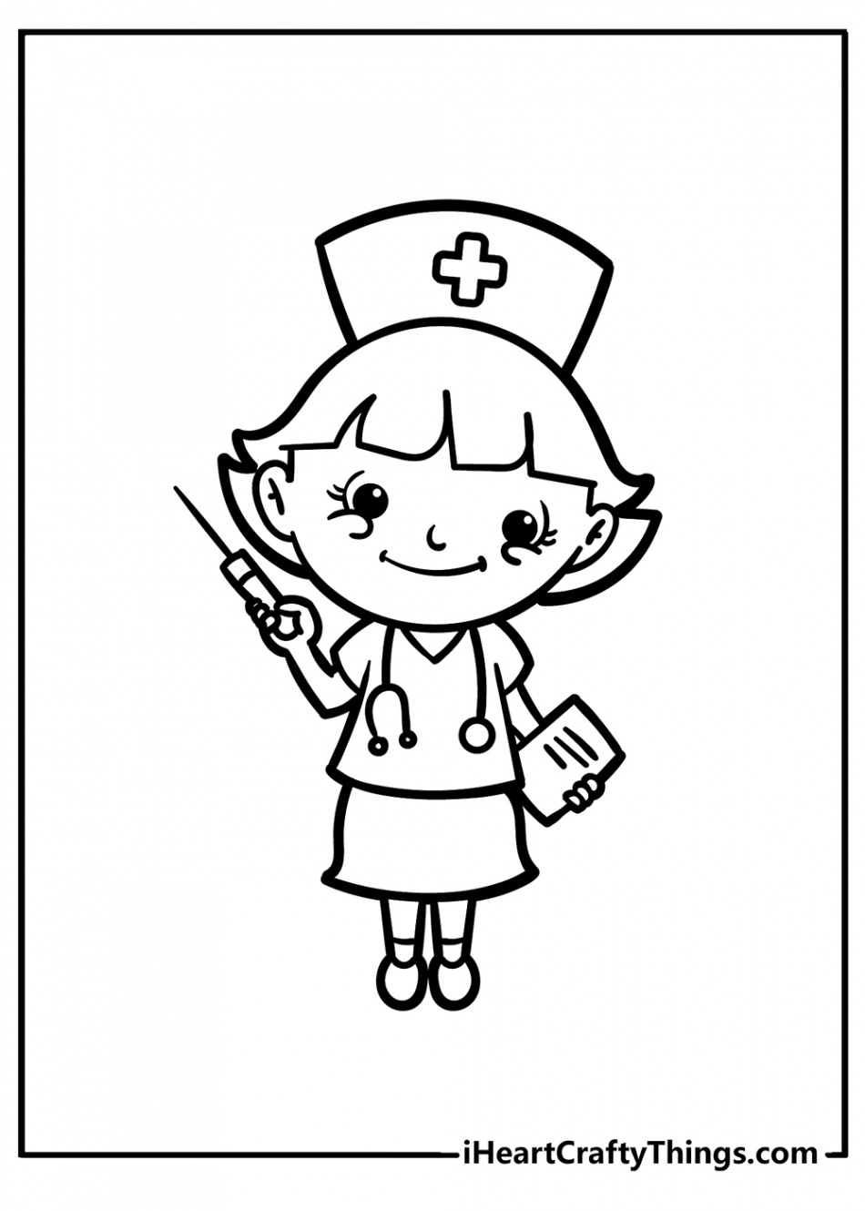 Nurse Coloring Pages (% Free Printables)