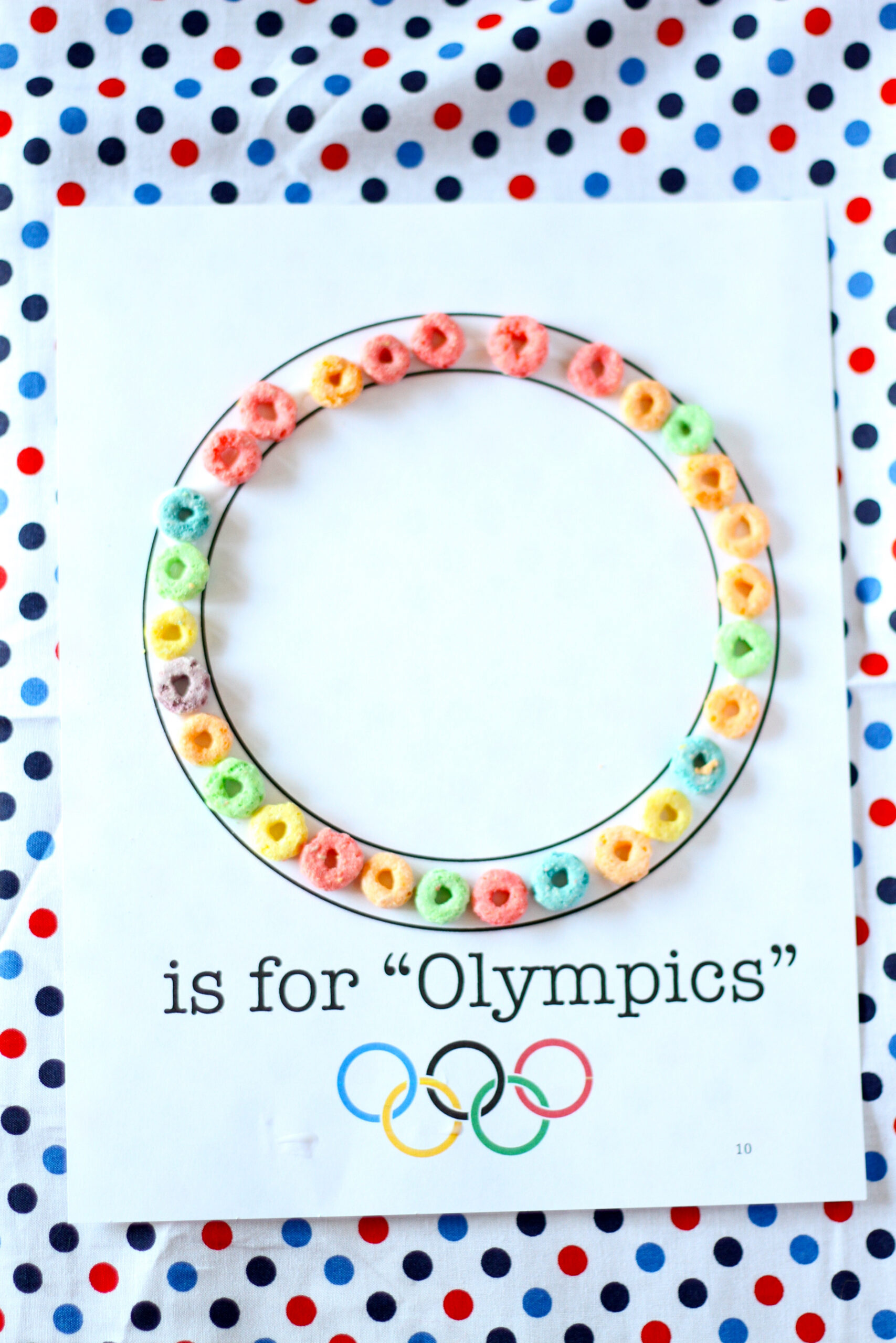 O is for "Olympics" Craft - I Can Teach My Child!