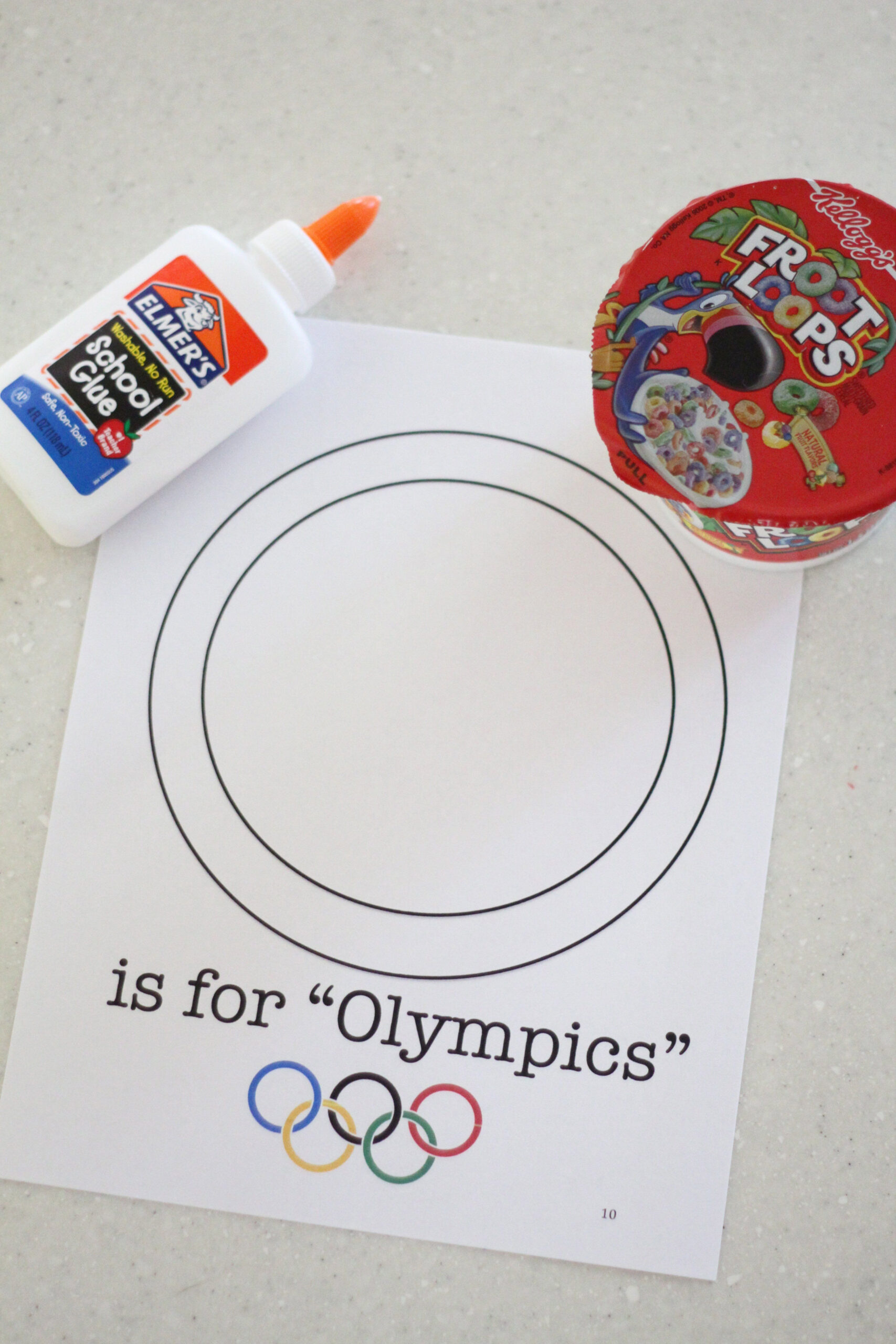 O is for "Olympics" Craft  Olympic crafts, Preschool olympics