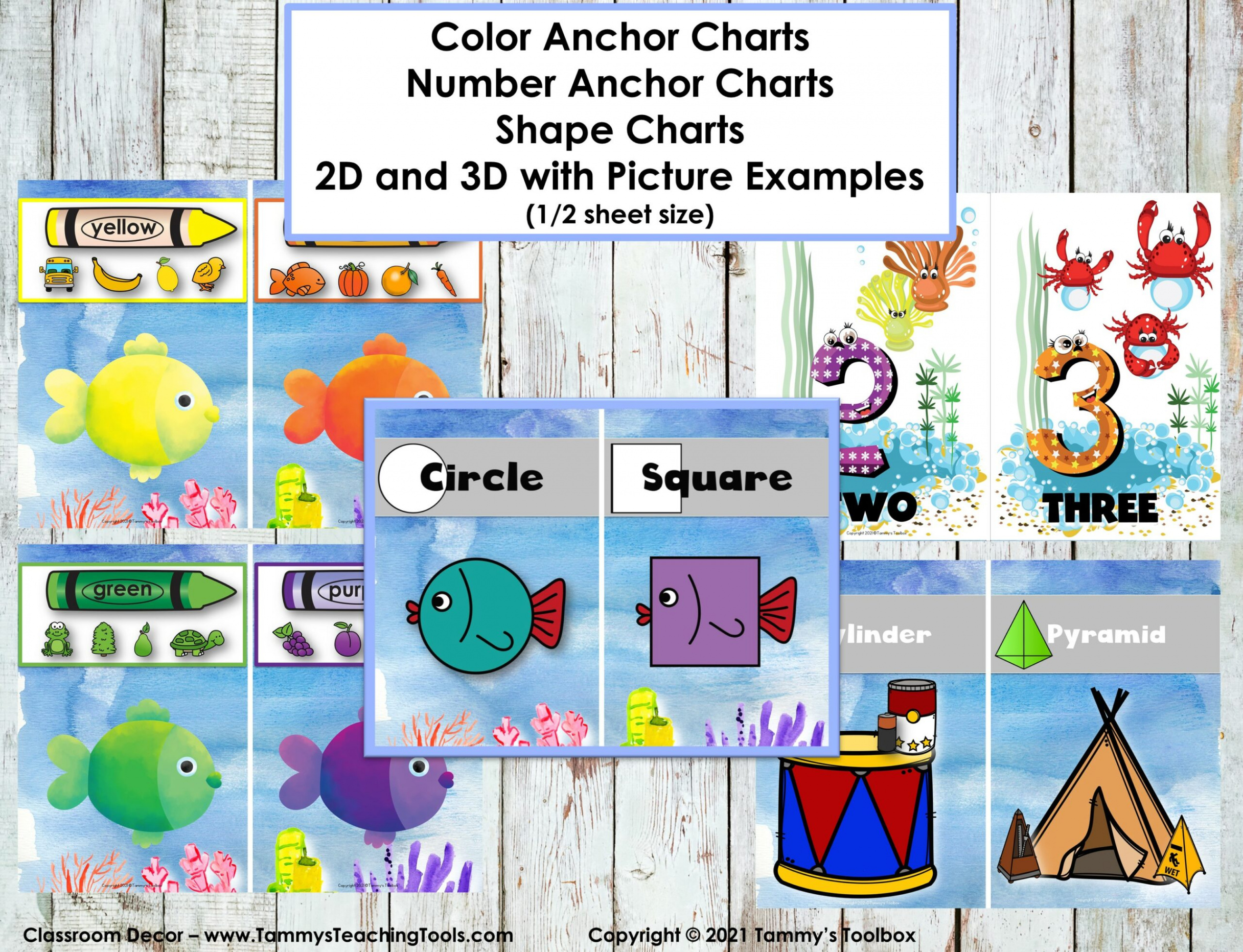 Ocean Under the Sea Theme Classroom Decor