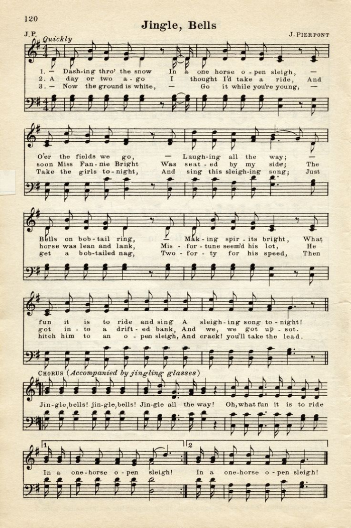 Old Design Shop ~ free digital image: vintage sheet music Jingle