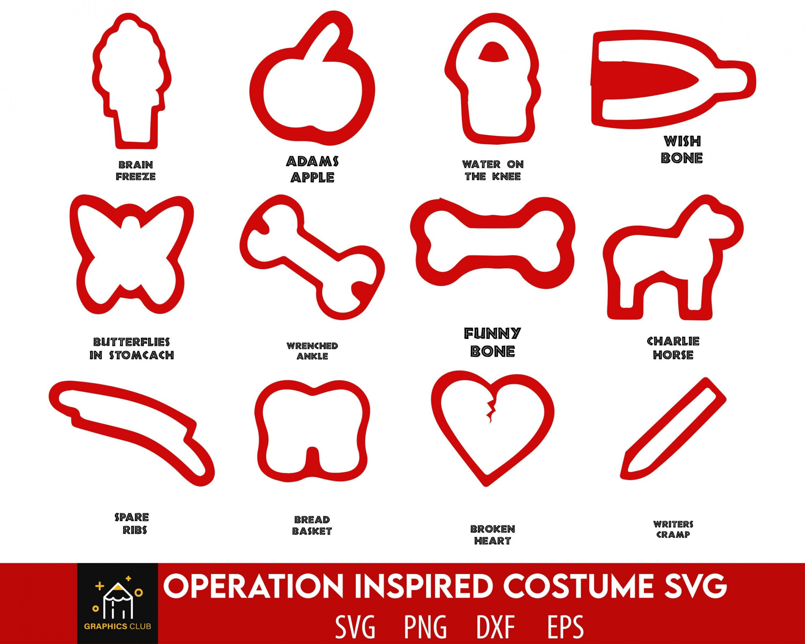 Operation Costume Svg Operation SVG Halloween Operation - Etsy in