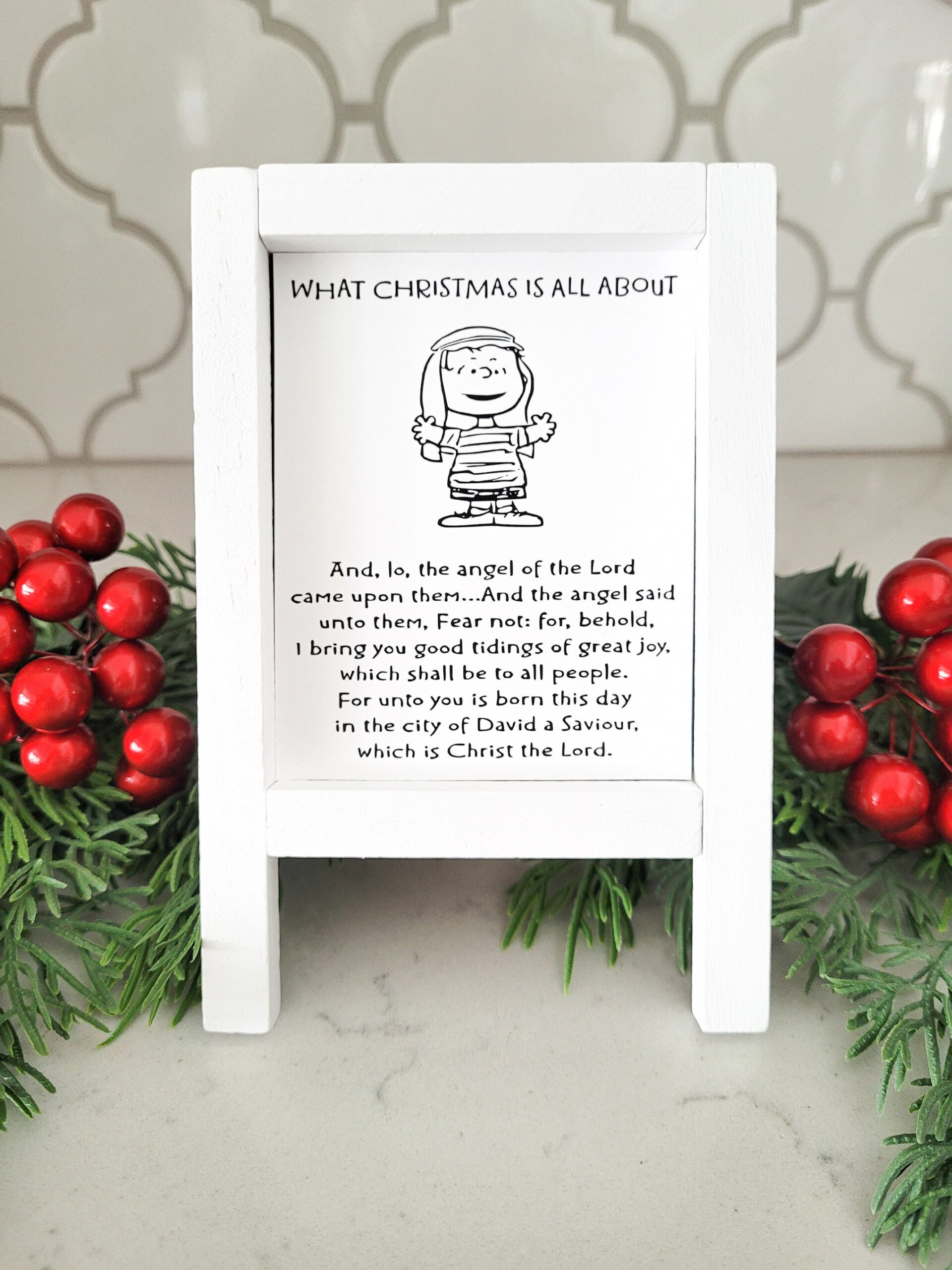 Peanuts Linus Christmas Speech - Etsy