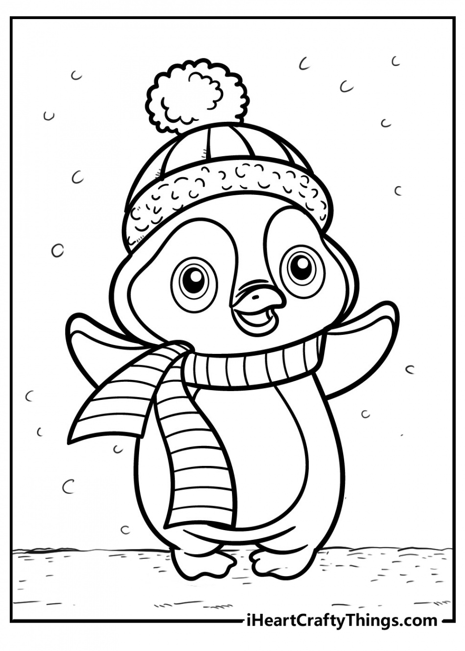 Penguin Coloring Pages (% Free Printables)