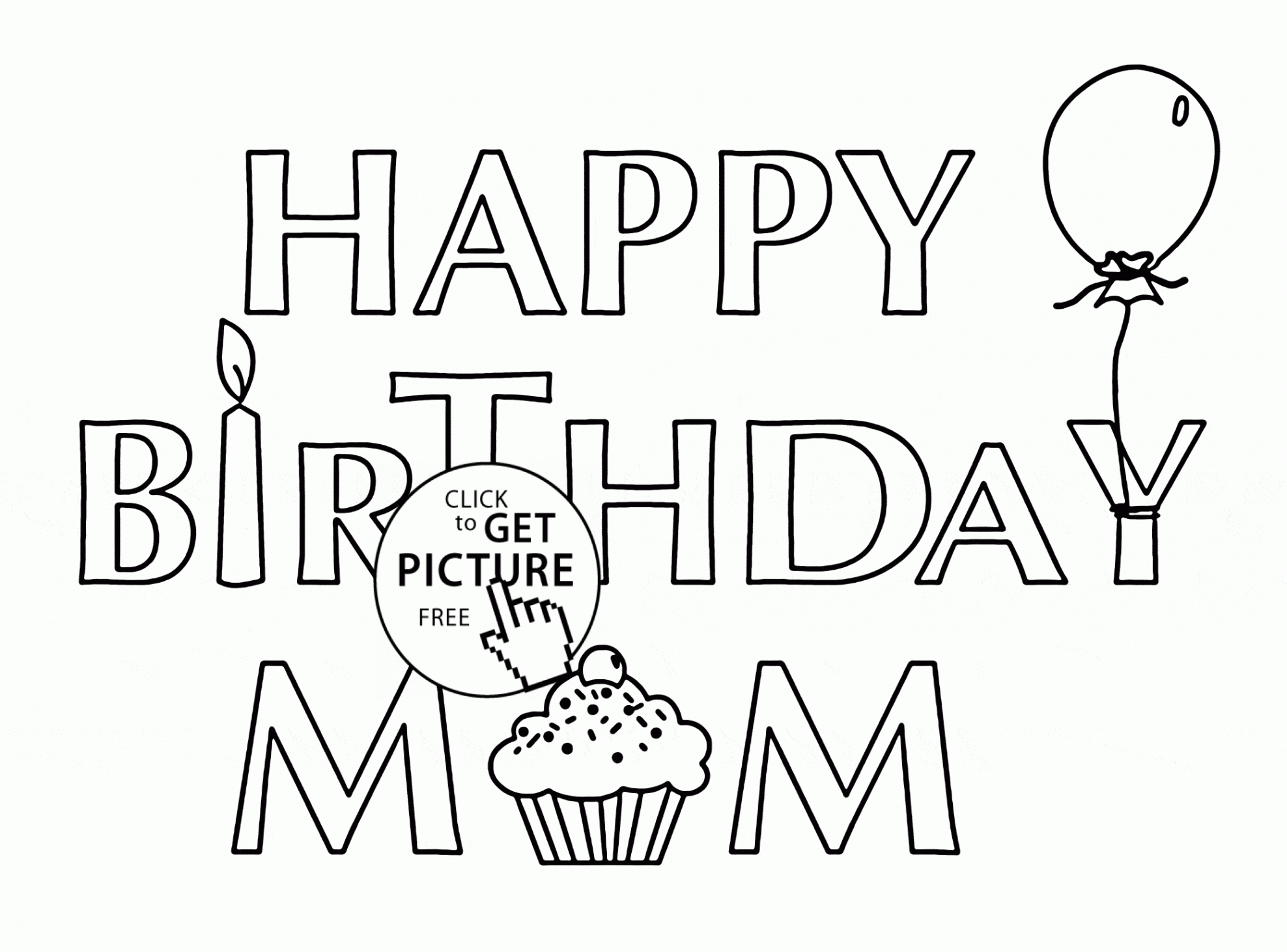 Pin on Birthday coloring pages