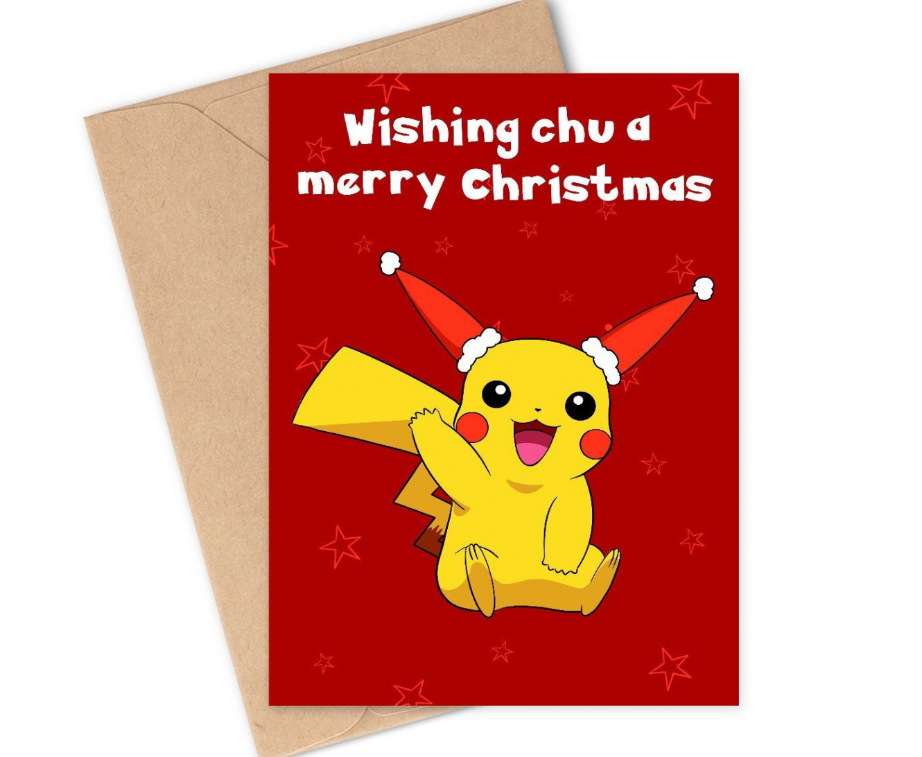 Pokemon Christmas Card Pikachu Card Gifts for Him Gifts - Etsy New