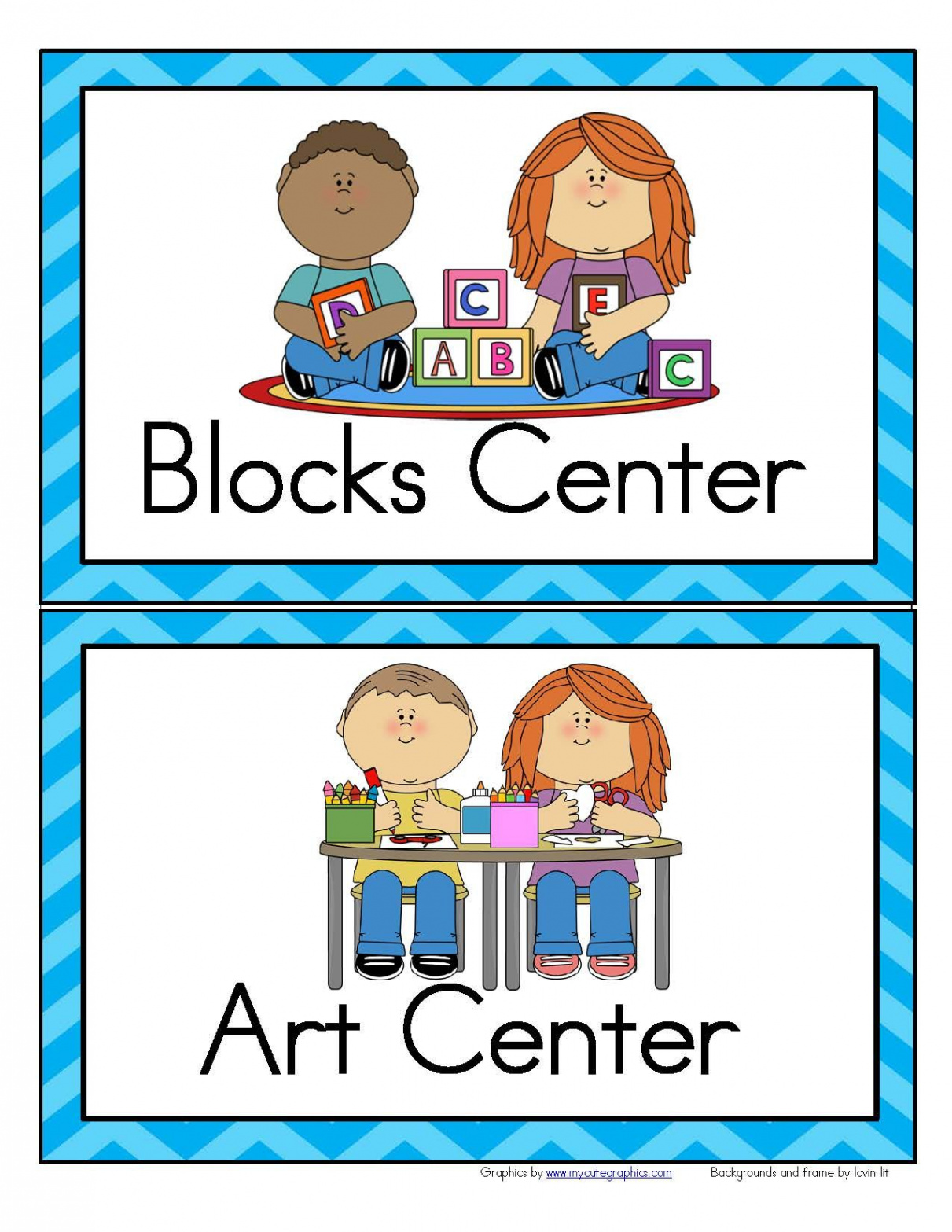 Preschool+Classroom+Center+Signs  Preschool center signs