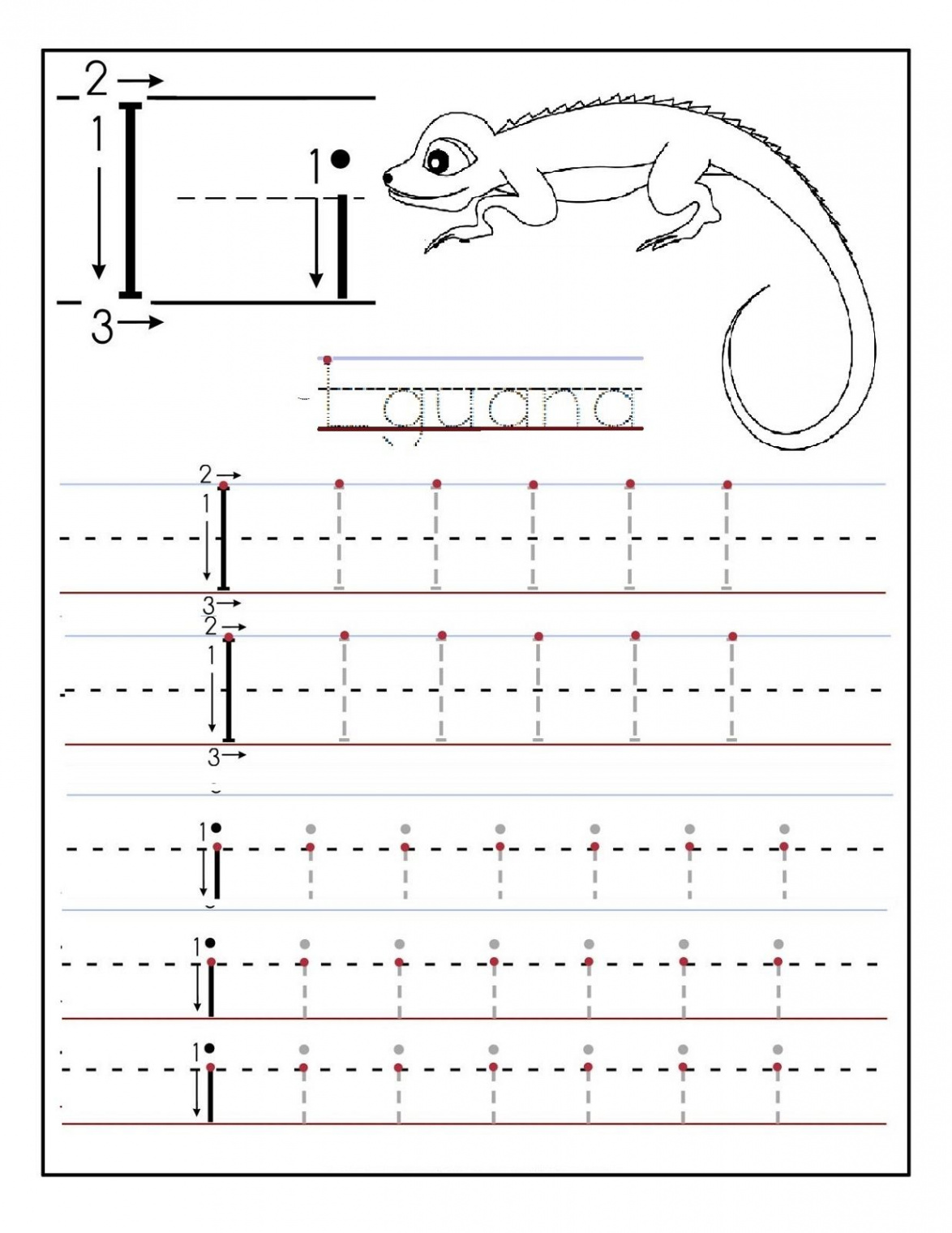 Preschool Printable Worksheets  Letter i worksheet, Preschool