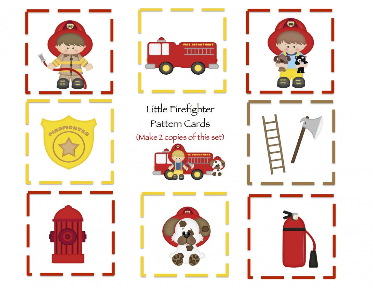 Preschool Printables: Fireman  Preschool activities, Fire truck