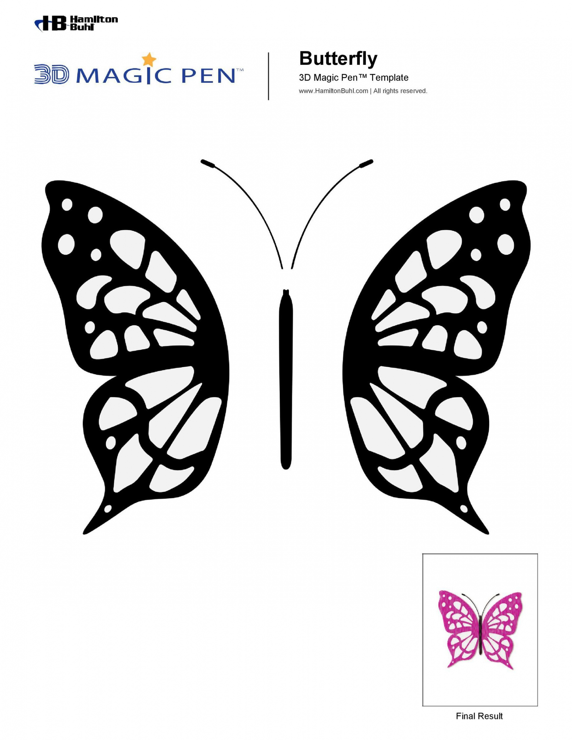 Printable & Cut Out Butterfly Templates 🦋 ᐅ TemplateLab