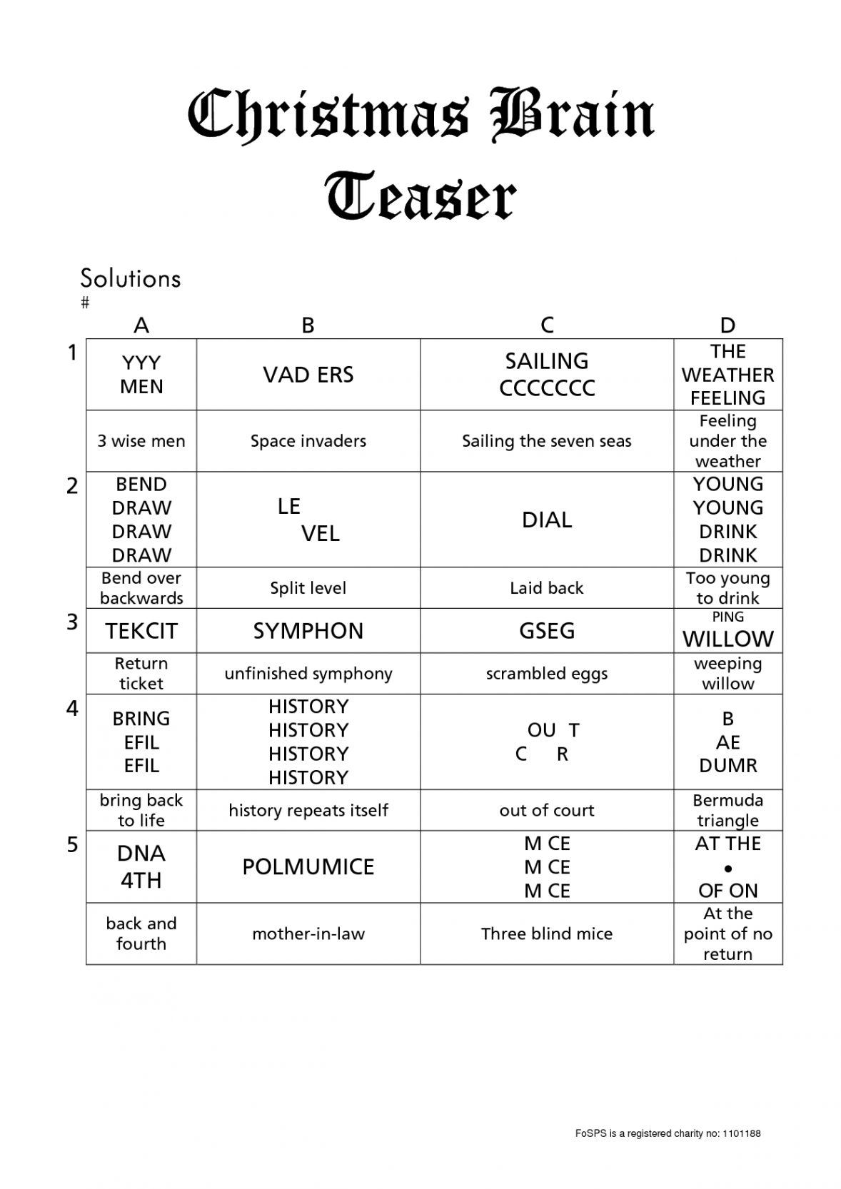 Printable Christmas Brain Teasers   Christmas riddles, Brain