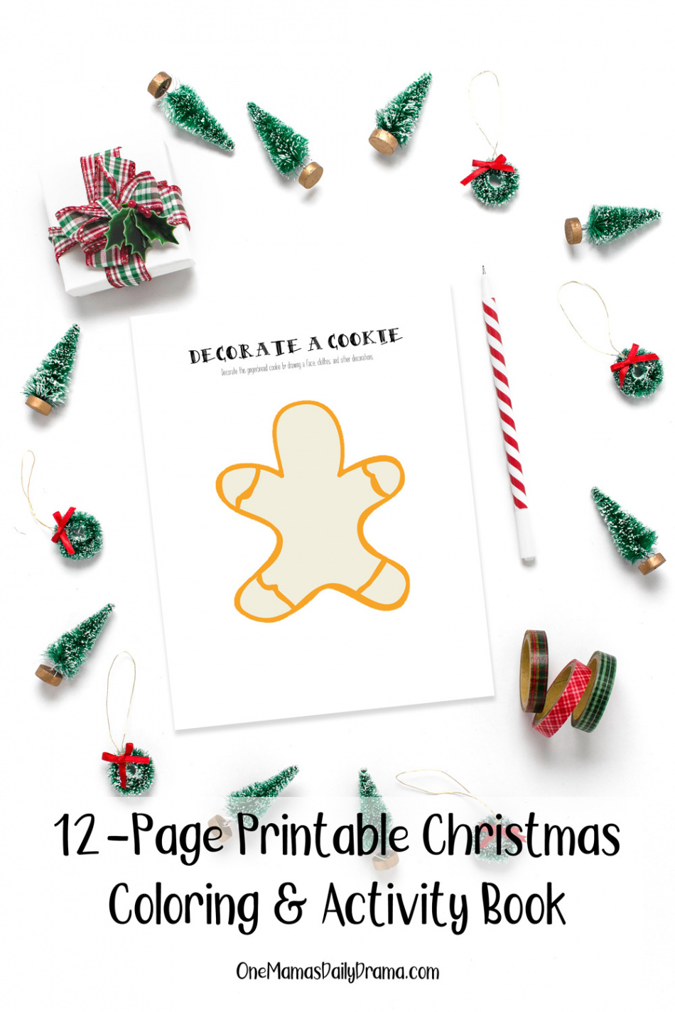 Printable Christmas Coloring and Activity Book for Kids