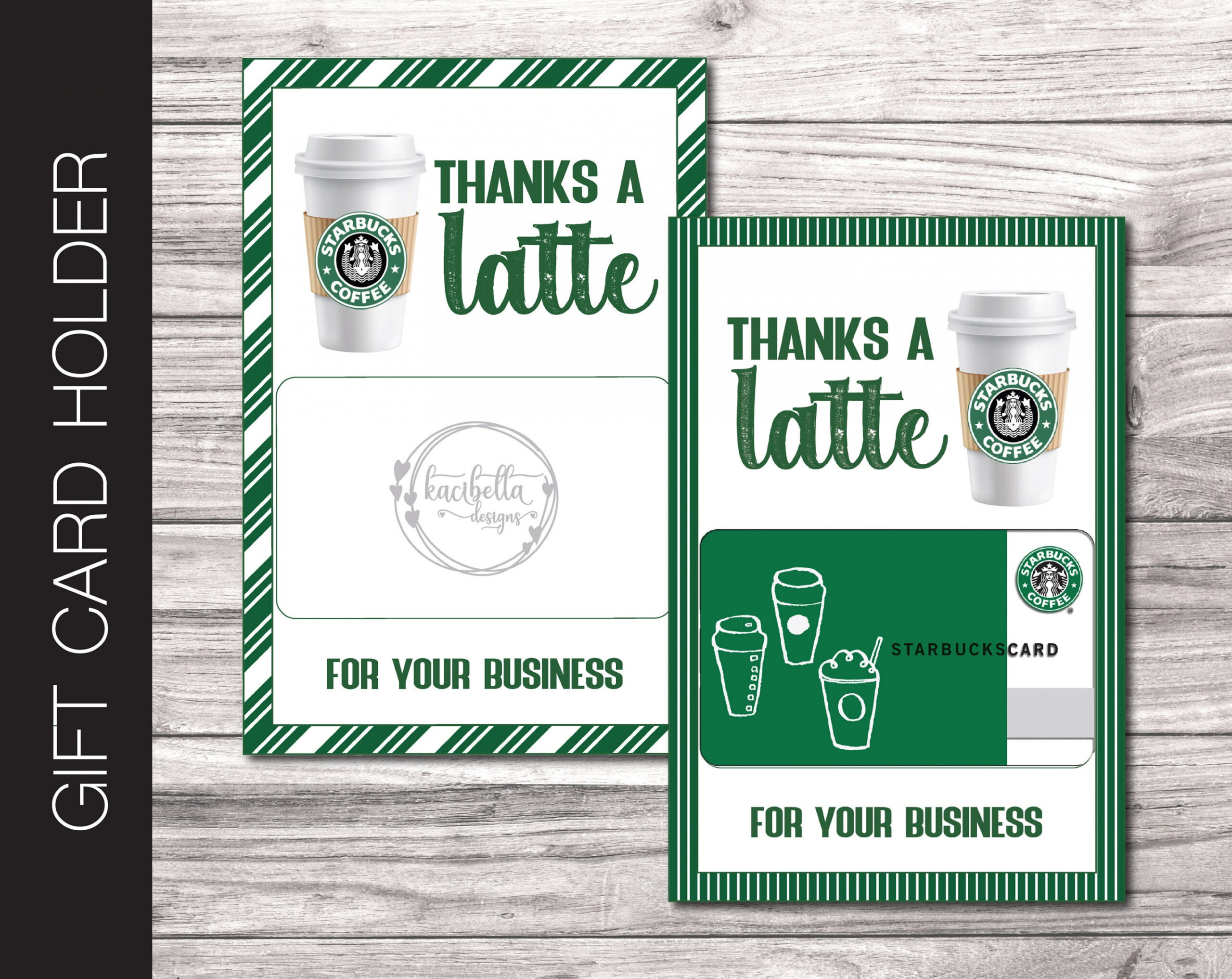 Printable CLIENT Appreciation Starbucks Coffee Gift Card - Etsy