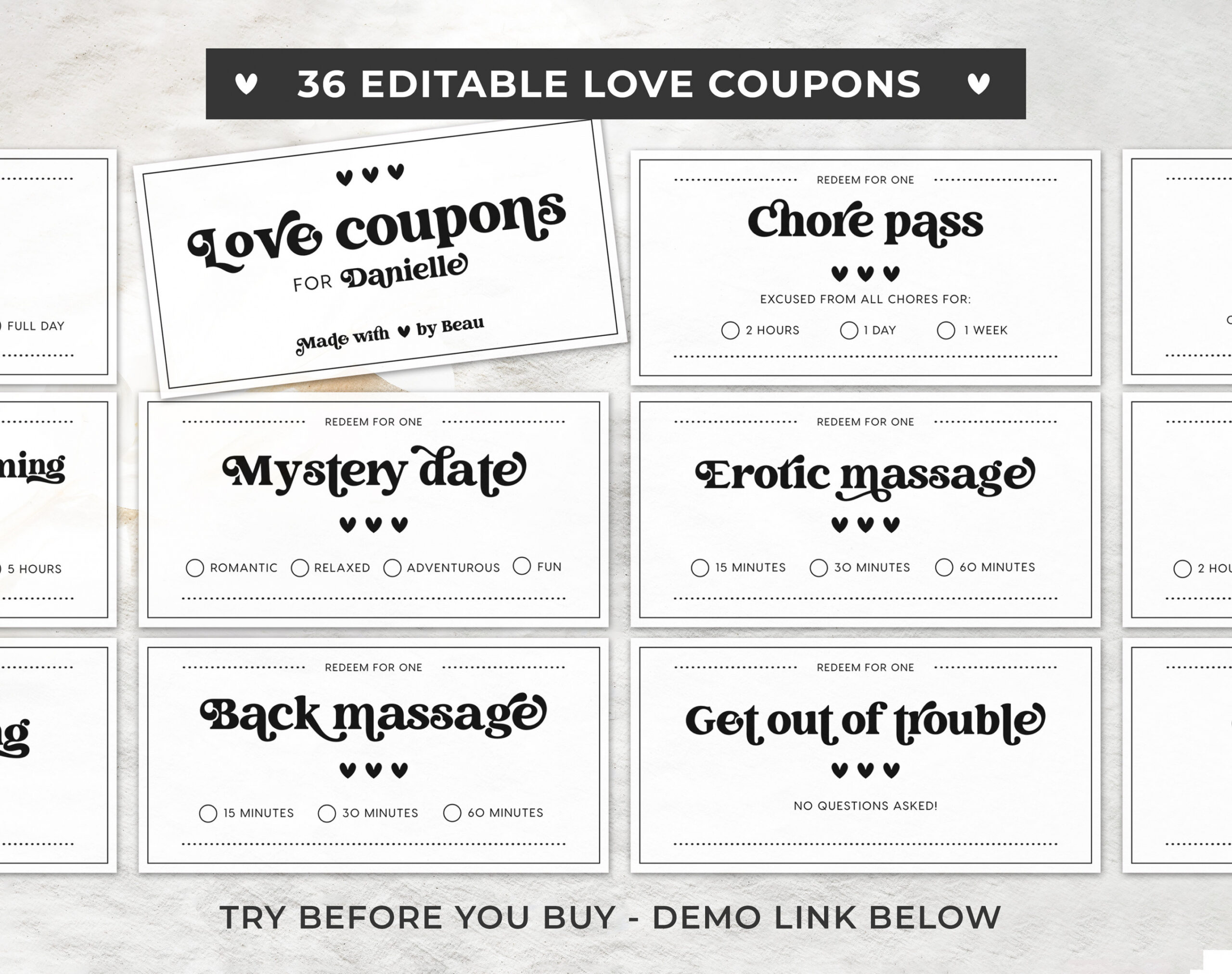 Printable coupon - Etsy