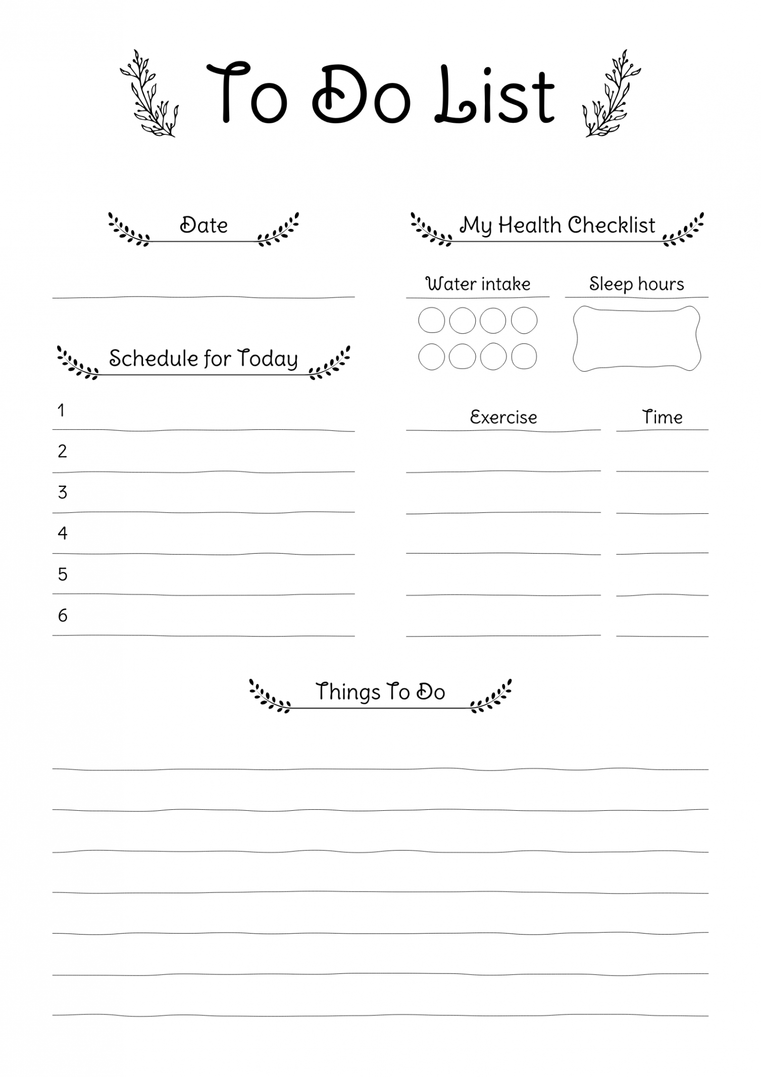 Printable Daily To Do List PDF Download  To do lists printable