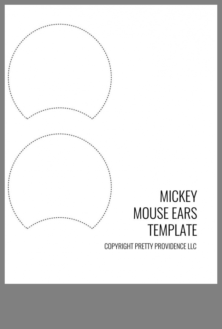 Printable Diy Disney Ears Template - Printable Templates Free