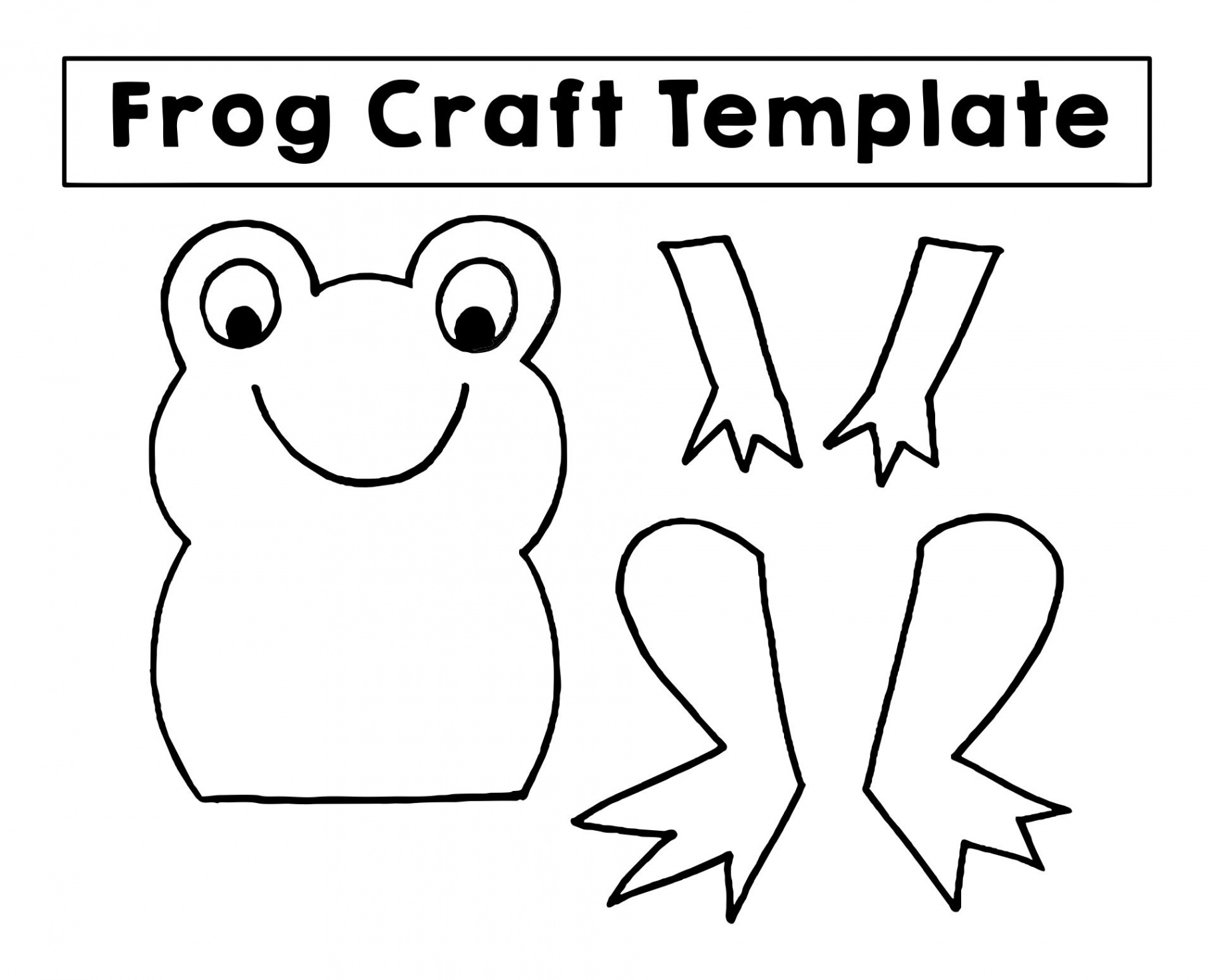 Printable Frog Crafts  Frog crafts, Frog crafts preschool