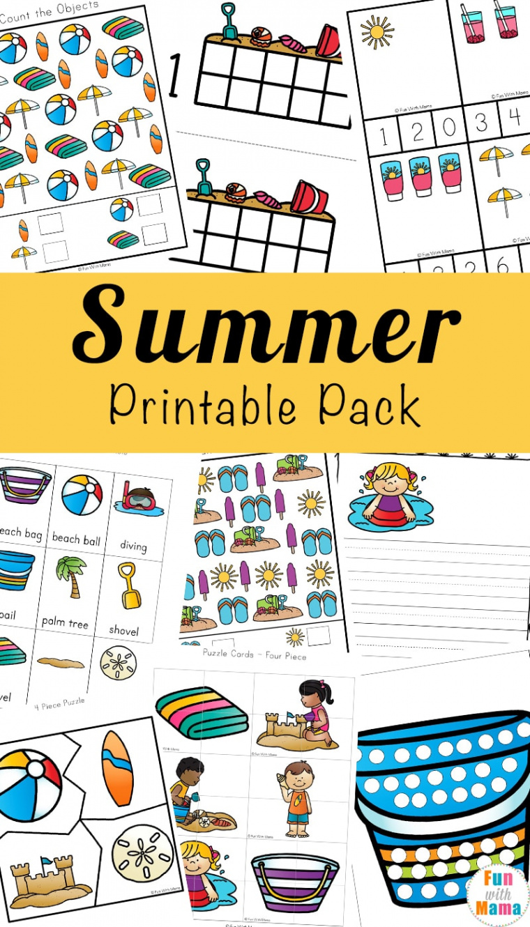 Printable Summer Kids Activities - Fun with Mama