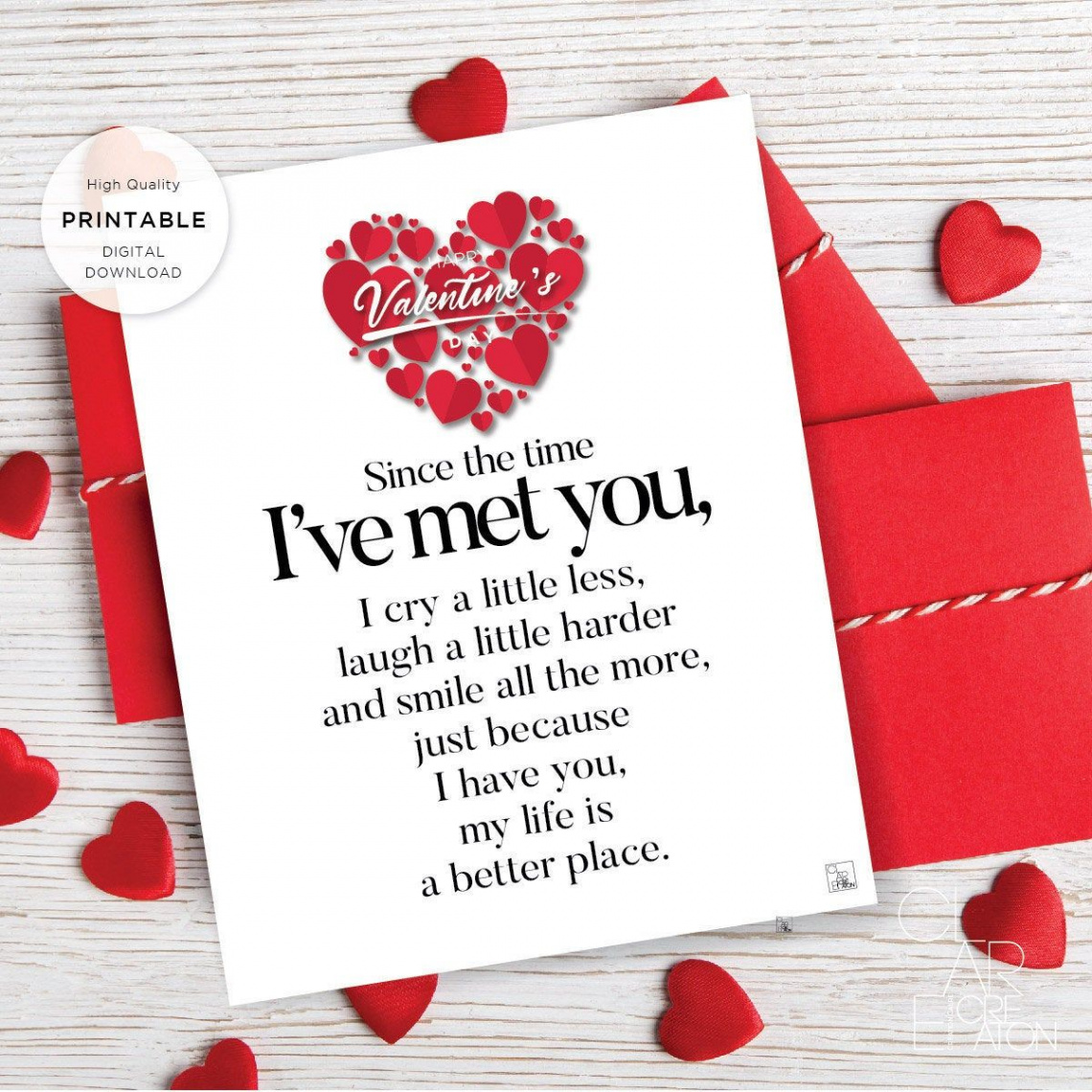 Printable Valentine