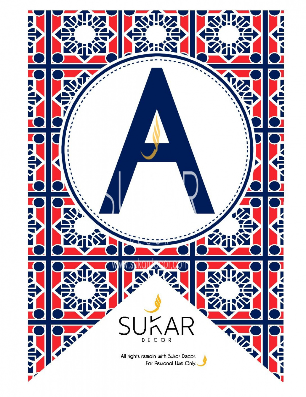 Ramadan Mubarak Banner Instant Download Islamic Decor - Sukar