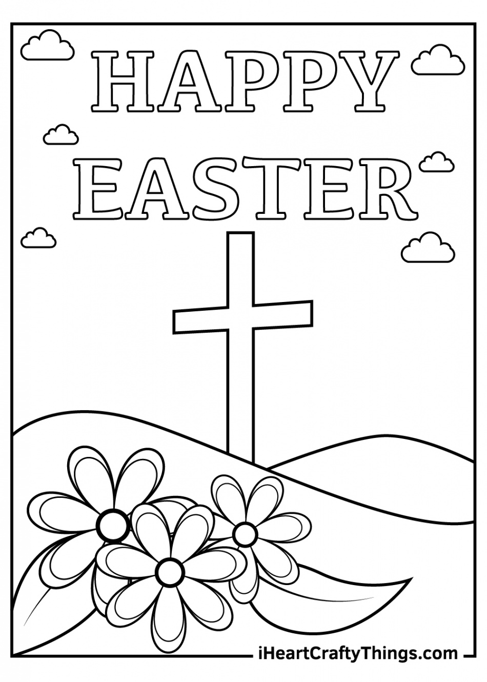 Religious Easter Coloring Pages (% Free Printables)