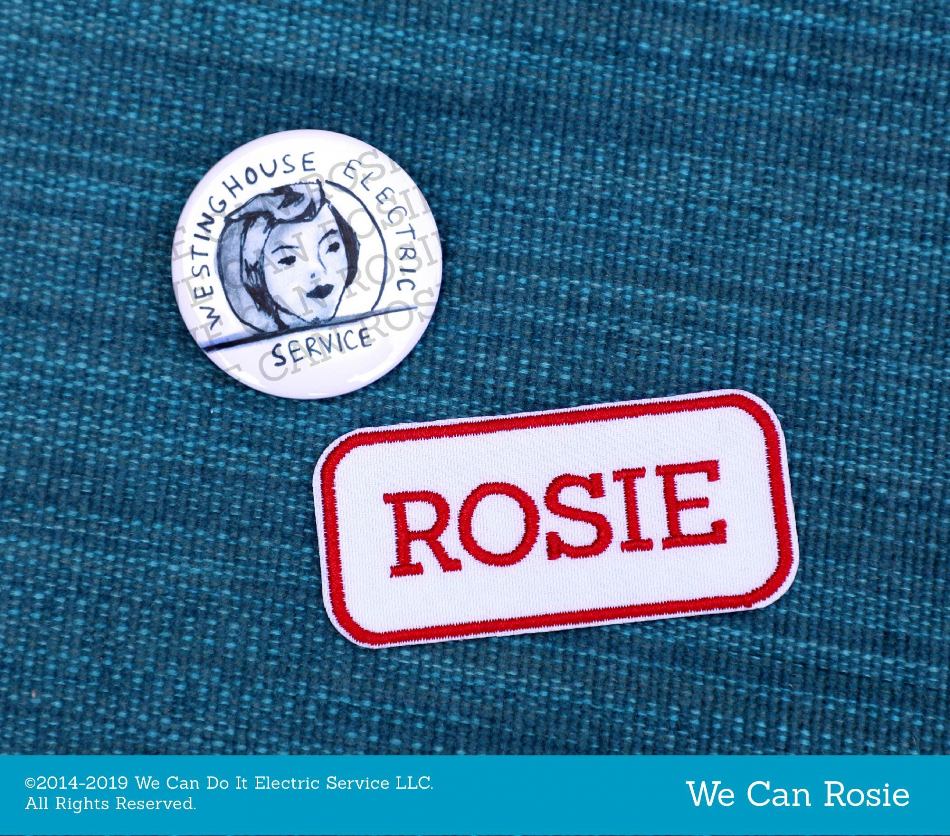 Rosie the Riveter Pin Collar Pin Rosie Button for Costume - Etsy