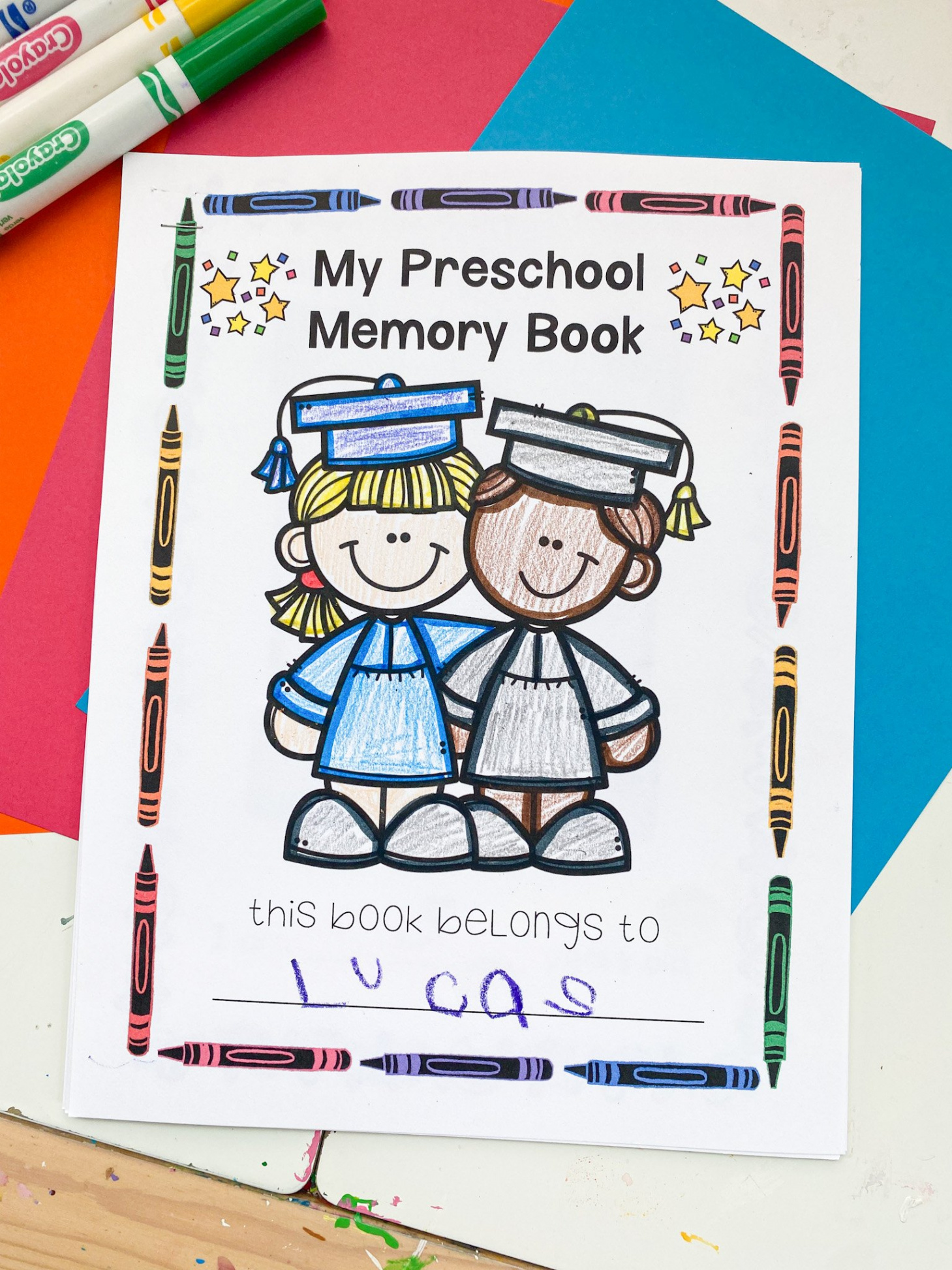 School Memory Printable Books - ABCDee Learning