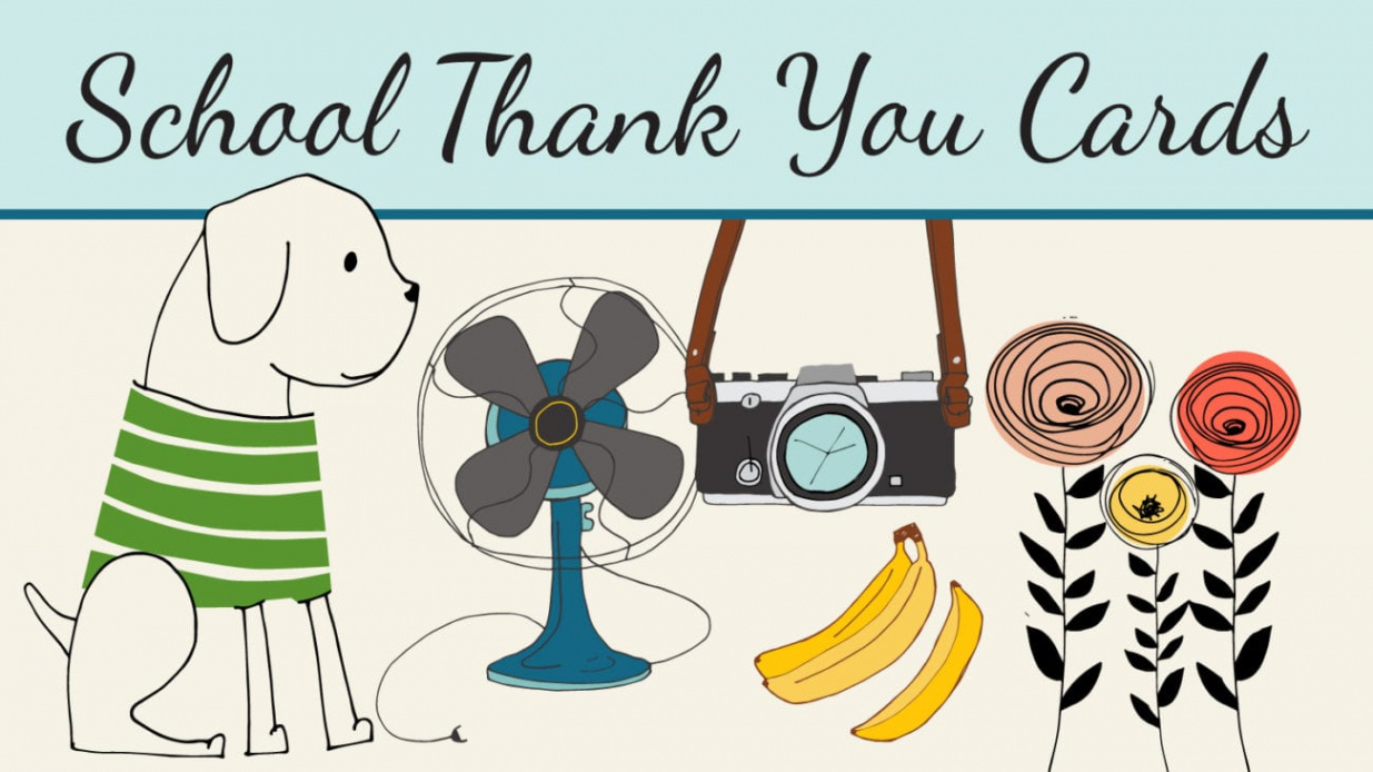 School Thank-You Cards for Custodians, Librarians and Other Staff