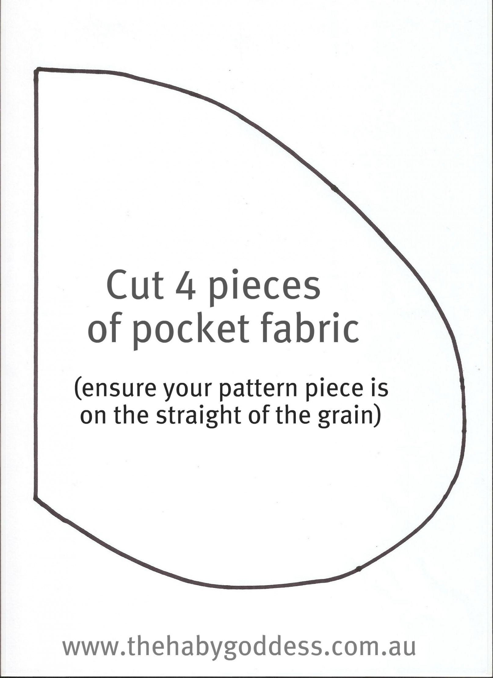 Seam pocket pattern  Printable sewing patterns, Sewing pockets