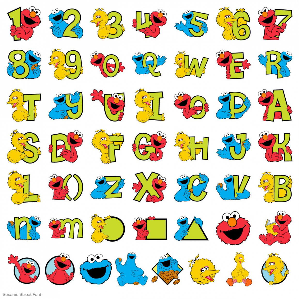 Sesame street, Sesame street letters, Sesame street crafts