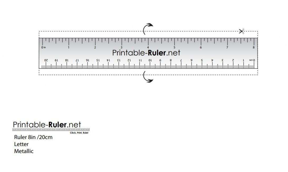 Sets of Free, Printable Rulers When You Need One Fast