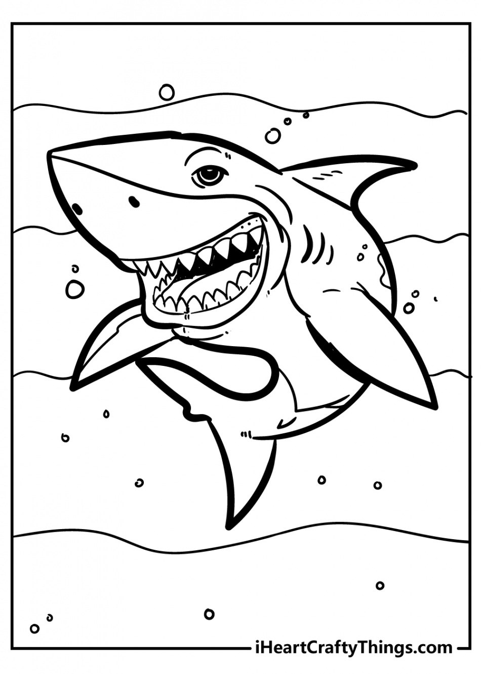 Shark Coloring Pages (% Free Printables)