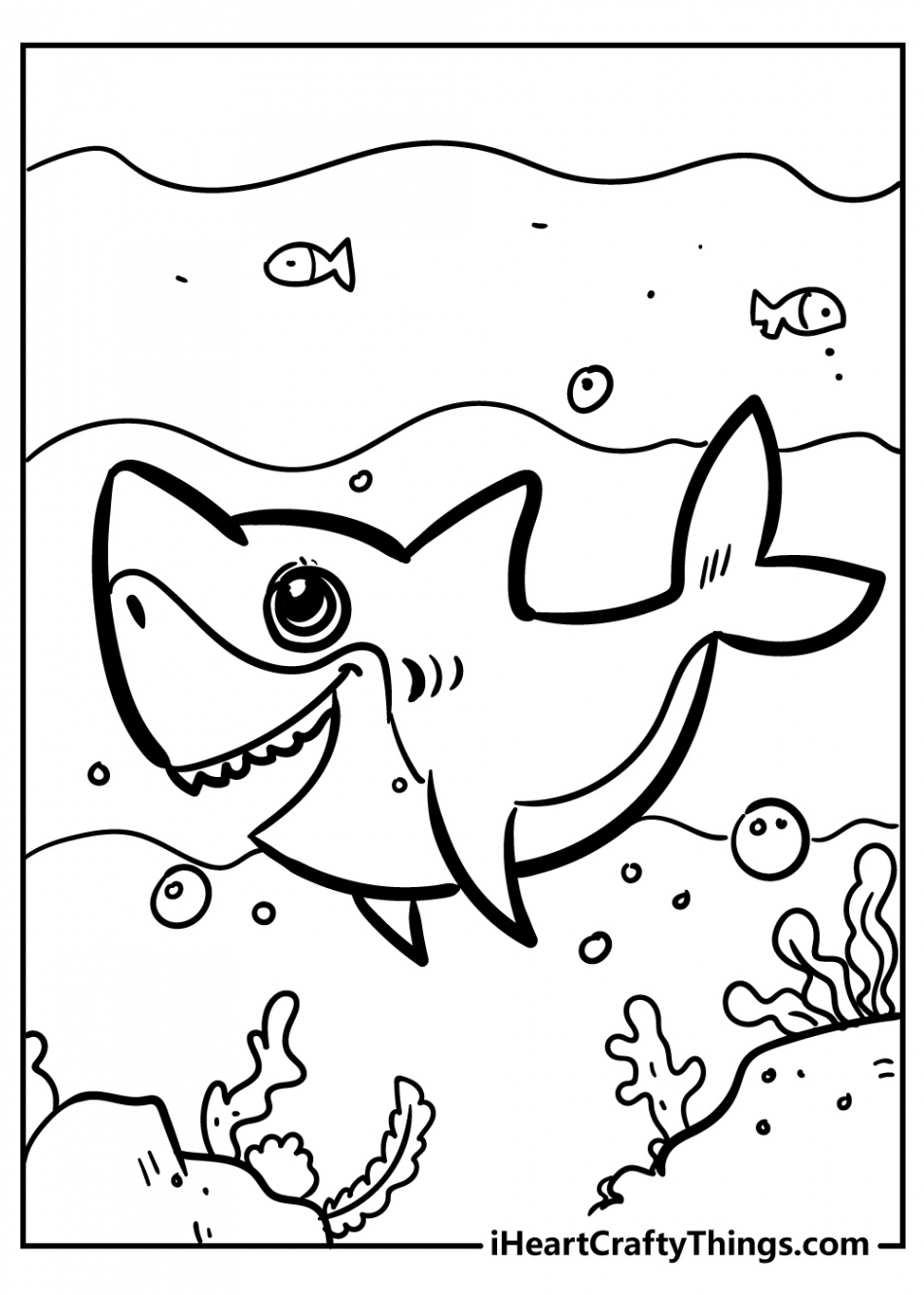 Shark Coloring Pages (% Free Printables)