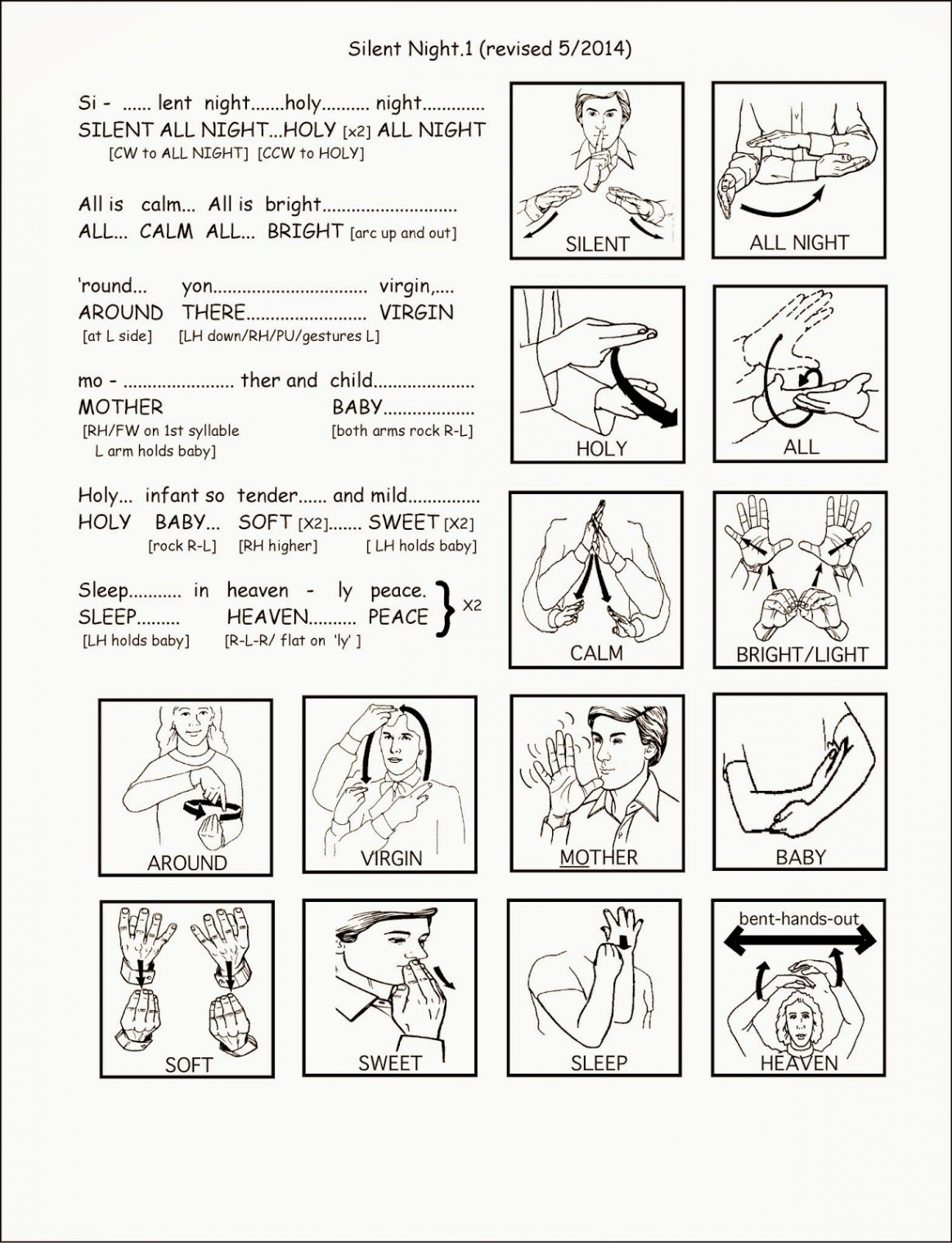 Sign language words, Sign language songs, Sign language chart