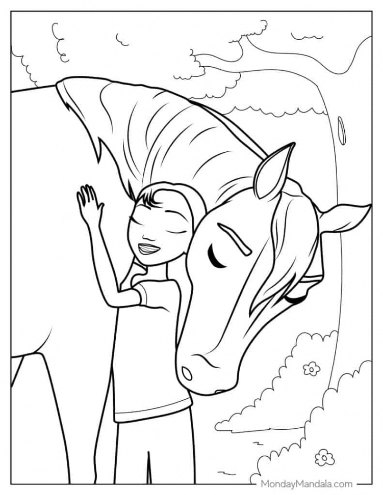 Spirit Coloring Pages (Free PDF Printables)