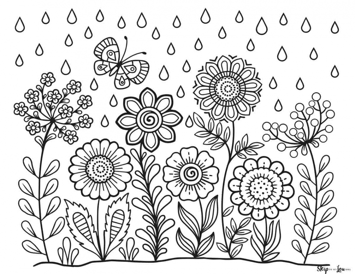 Spring Coloring Pages  Skip To My Lou